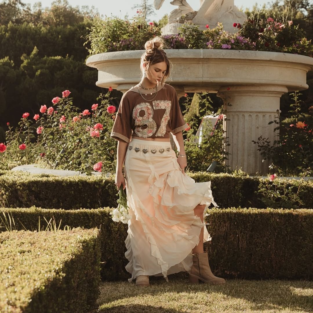 BUCKLE Buckle skirt and shirt