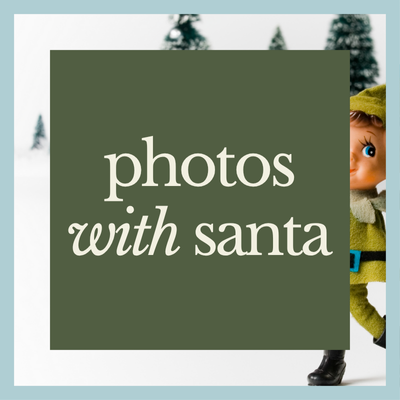 Photos with Santa.