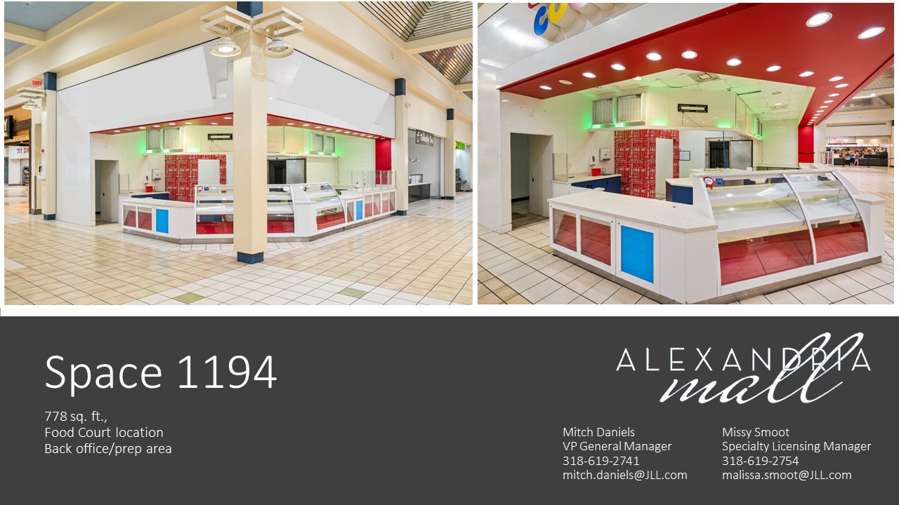 Alexandria Mall Available Space | Alexandria Mall